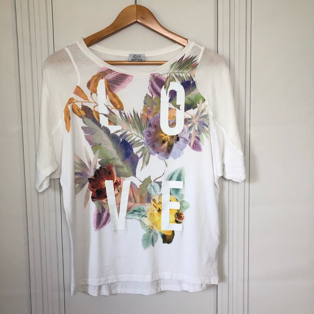 Zara Love Graphic Tee